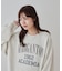 【Enlude】ヒビワレカレッジロゴスウェット《WEB限定カラーあり》
