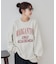 【Enlude】ヒビワレカレッジロゴスウェット《WEB限定カラーあり》