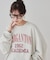 【Enlude】ヒビワレカレッジロゴスウェット《WEB限定カラーあり》