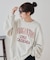 【Enlude】ヒビワレカレッジロゴスウェット《WEB限定カラーあり》