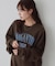 【Enlude】ヒビワレカレッジロゴスウェット《WEB限定カラーあり》
