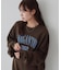 【Enlude】ヒビワレカレッジロゴスウェット《WEB限定カラーあり》
