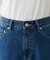 ビジュー使いデニムワイドパンツ
