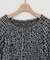 チェック柄シャーリングチュニック