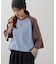 【Enlude】製品加工ワッフルラグラン7分袖Tシャツ《ユニセックス》