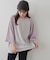 【Enlude】製品加工ワッフルラグラン7分袖Tシャツ《ユニセックス》
