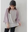 【Enlude】製品加工ワッフルラグラン7分袖Tシャツ《ユニセックス》
