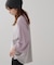 【Enlude】製品加工ワッフルラグラン7分袖Tシャツ《ユニセックス》