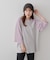 【Enlude】製品加工ワッフルラグラン7分袖Tシャツ《ユニセックス》