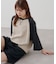 【Enlude】製品加工ワッフルラグラン7分袖Tシャツ《ユニセックス》