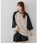 【Enlude】製品加工ワッフルラグラン7分袖Tシャツ《ユニセックス》