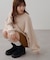 【Enlude】コットンスムーススウェットライクニット《ユニセックス》