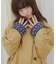 【umm.】ボウタイ付きフェイクスウェードジャケット