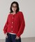 透かしシャギーニット