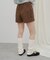 【umm.】コーデュロイショートパンツ