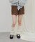 【コーデのアクセントに】リブ編みレッグウォーマー