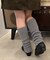 【コーデのアクセントに】リブ編みレッグウォーマー