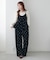 ドット刺繍ベロアキャミ