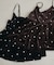 ドット刺繍ベロアキャミ
