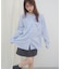 【umm.】ビッグカラーレースシャツ