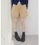 【umm.】裾フリルショートパンツ