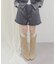 【umm.】裾フリルショートパンツ