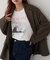 モノクロフォトロゴTシャツ