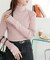 リブ袖口ボタンタートル