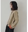 袖折り返し配色スポンデッシュカーディガン