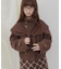 【umm.】スカーフ付きショート丈トレンチコート