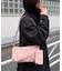 【６色展開】ポーチ付きフロントタックショルダーバッグ