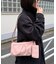 【６色展開】ポーチ付きフロントタックショルダーバッグ