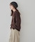 【Enlude】サガラ刺繍スウェットライクニット《ユニセックス》