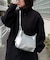 【どんな服にも馴染む】ラウンドホーボーショルダーバッグ