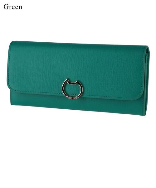 ネコおこし 長財布 かぶせタイプ｜コランドの通販｜&mall