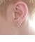 フープピアス(片耳用)