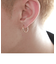 フープピアス(片耳用)