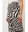 Isabelle Zebra Print Wide Leg Trouser