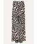 Isabelle Zebra Print Wide Leg Trouser