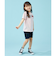 フラッグリブインサートTシャツ