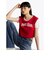 レギュラークロップドバーシティTシャツ