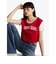 レギュラークロップドバーシティTシャツ