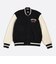 リラックスバーシティベースボールスウェットジャケット