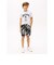BOYS ヒルフィガーパームプリントTシャツショートスリーブ