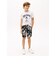 BOYS ヒルフィガーパームプリントTシャツショートスリーブ