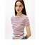 スリムエッセンシャルリブショートスリーブTシャツ