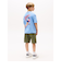 BOYS フォトプリントスラブショートスリーブTシャツ