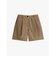 ライトコットンプリーツショートパンツ
