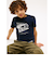 BOYS テクスチャードグラフィックショートスリーブTシャツ