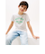 BOYS カーブドヒルフィガーグラフィックショートスリーブTシャツ